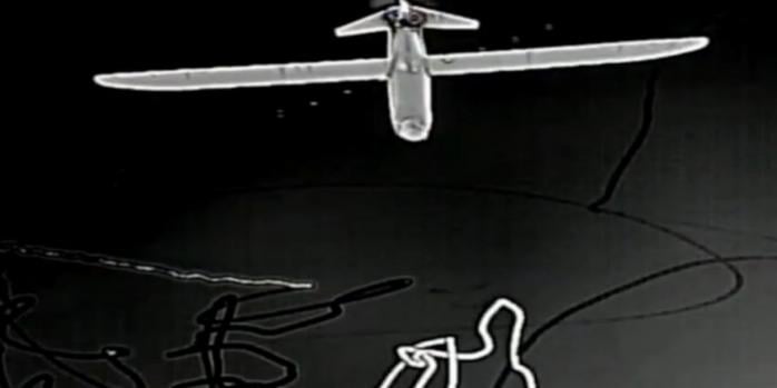 Уничтожение вражеских беспилотников, скриншот видео