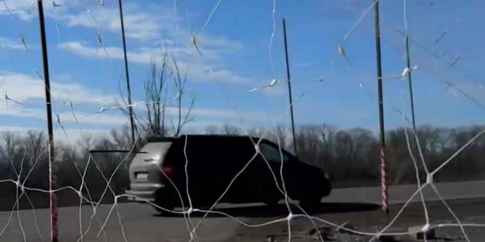 На Днепропетровщине обустраивают антидроновую защиту, скриншот видео