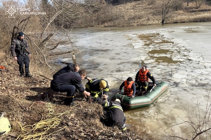 На водоймі на Харківщині загинув чоловік, фото: ДСНС
