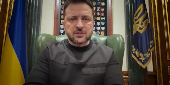 Володимир Зеленський, скріншот відео