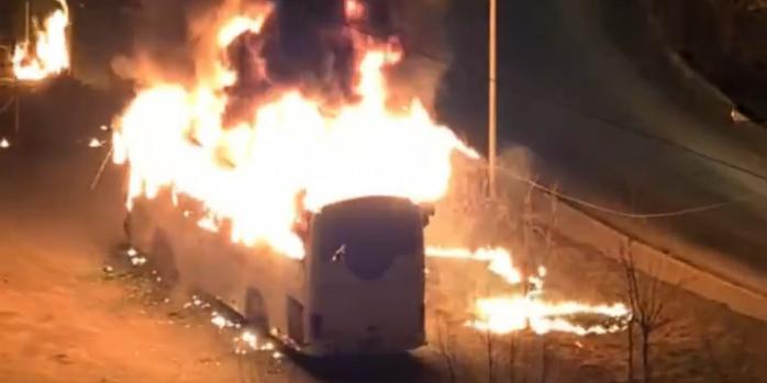 Пожар во Львове, фото: Андрей Садовый