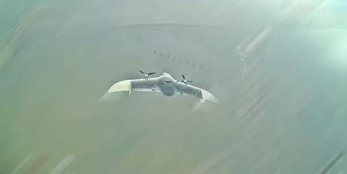 Знищення російського безпілотника, скріншот відео