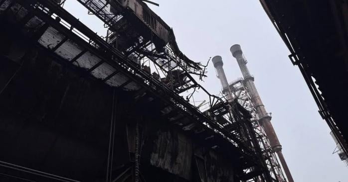 Дрони атакували Алчевський металургійний комбінат на Луганщині. Фото: 