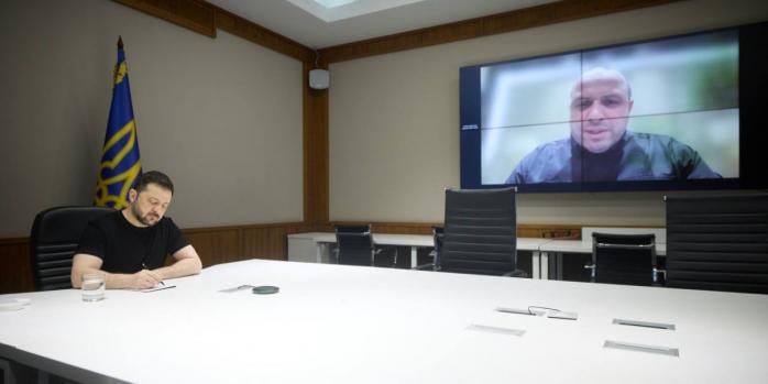 Володимир Зеленський та Рустем Умєров, фото: t.me/umerov_rustem