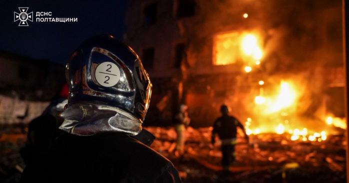 Россияне массированно атаковали Полтавщину. Фото