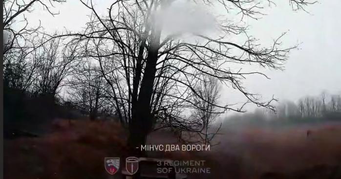 Українські ССО показали знищення окупантів. Скріншот з відео