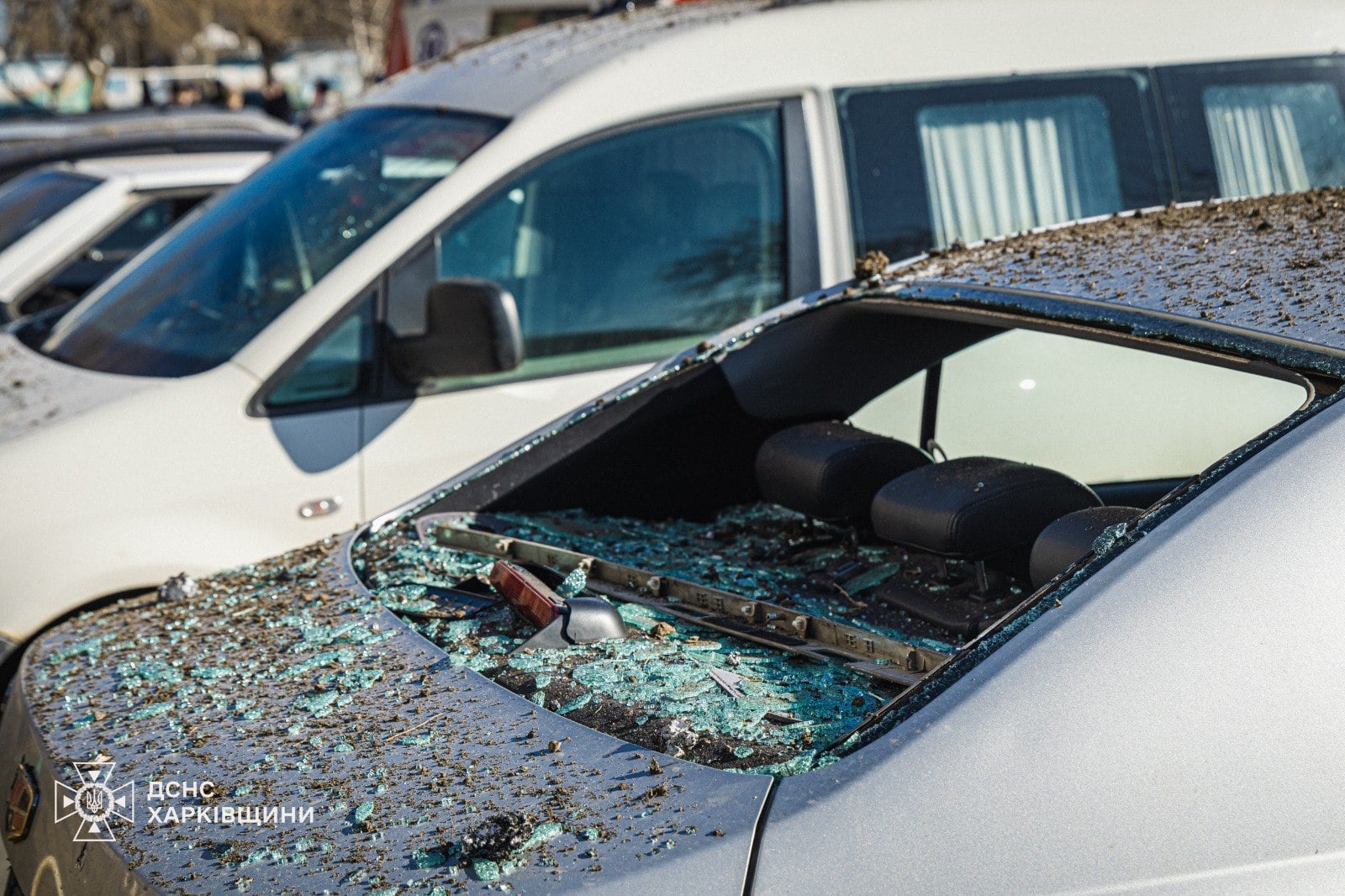 Наслідки обстрілу Харкова. Фото: ДСНС