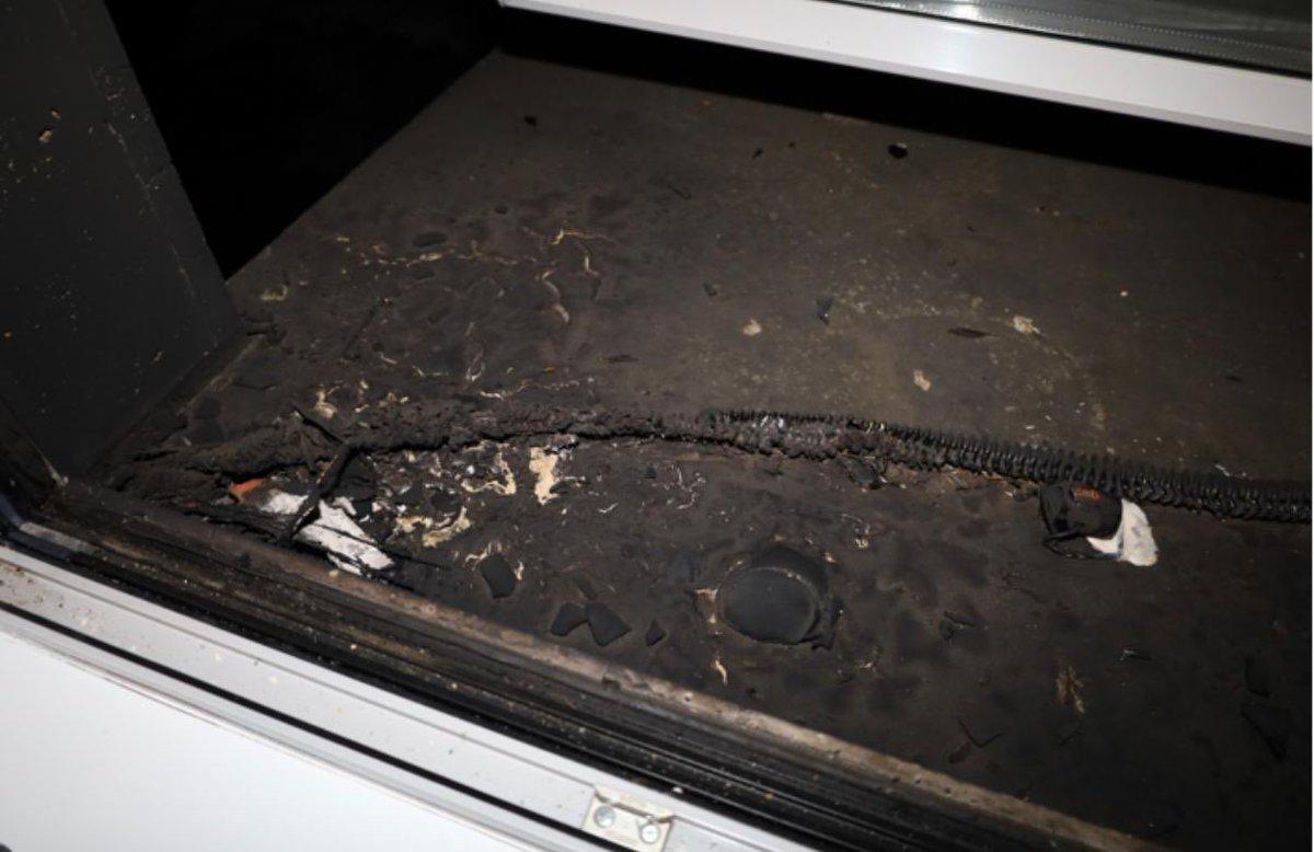 Наслідки нападу. Фото: Policie ČR у соцмережі Х