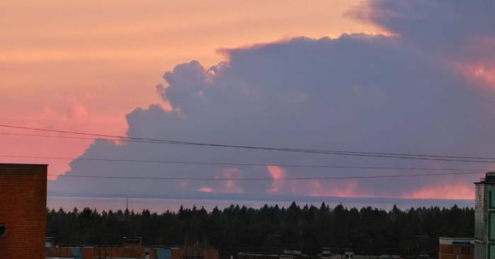 Руйнування в порту Усть-Луга. Фото: соцмережі