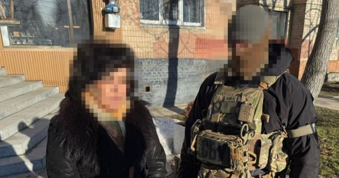 Агент РФ готувала теракти проти українських воїнів. Фото: СБУ