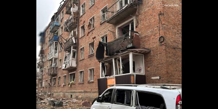 Наслідки російських обстрілів Глухівської громади, фото: Сумська ОВА