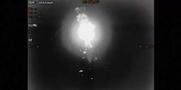 Збиття ворожих безпілотників, скріншот відео