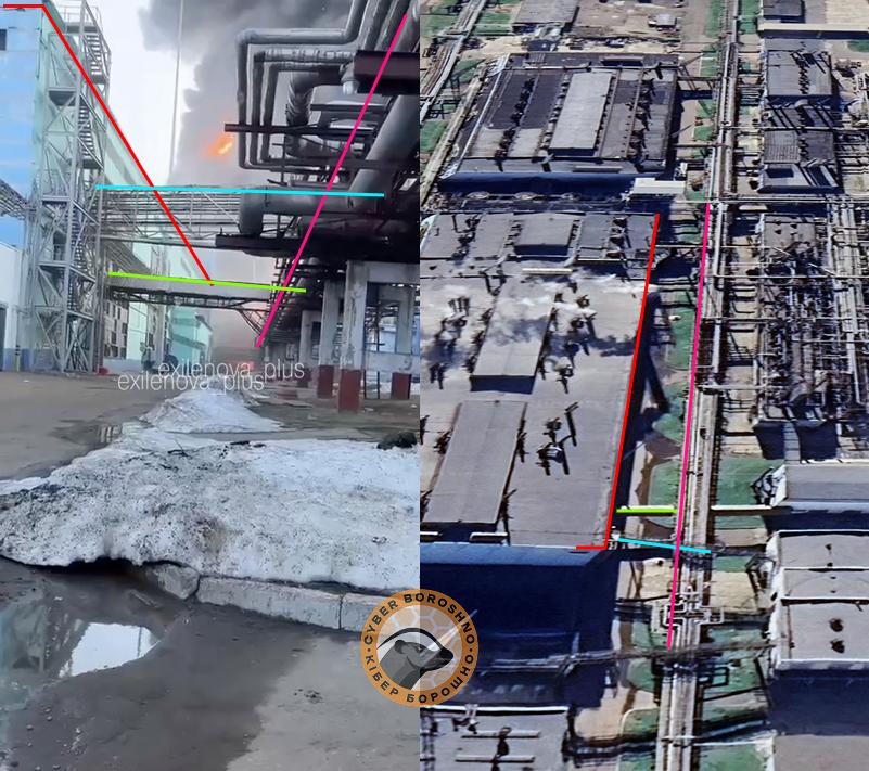 Пожежа на хімзаводі в Татарстані. Фото: соцмережі