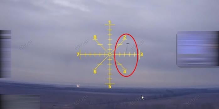 Під час повітряного бою, скріншот відео