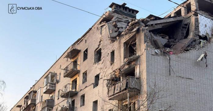 Наслідки російського бомбардування. Фото: ОВА