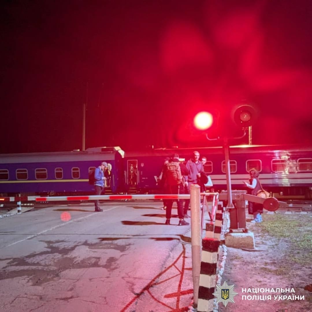 Аварія на залізниці. Фото: Нацполіція