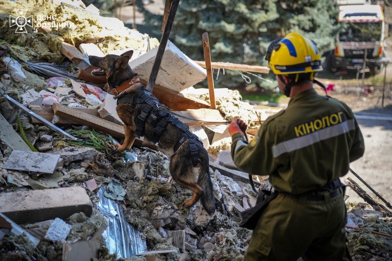 Пошуково-рятувальні роботи. Фото: ДСНС