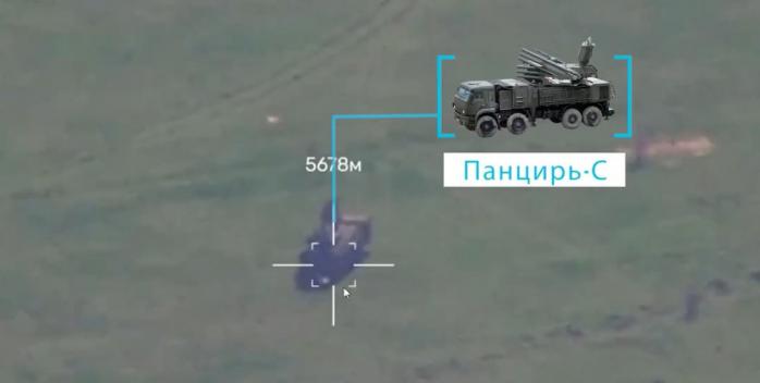 Знищення російської військової техніки, скріншот відео