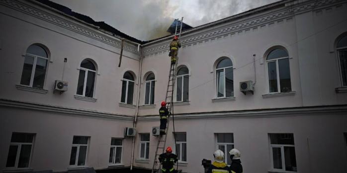 Наслідки російського удару у Прилуках, фото: ДСНС Чернігівщини