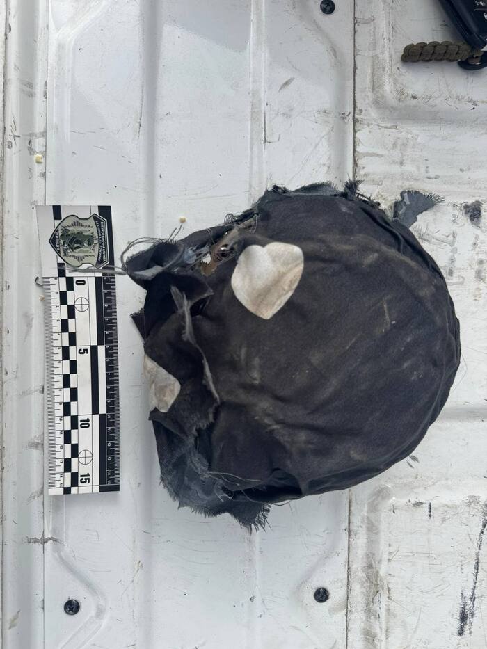 У Херсоні виявили нову міну, схожу на замотаний у ганчірку предмет, фото: Херсонська МВА