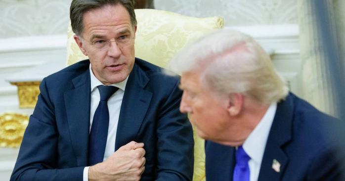 Дональд Трамп заявил Марку Рютте, что &laquo;откровенно разочарован&raquo; союзниками по НАТО. Фото: 