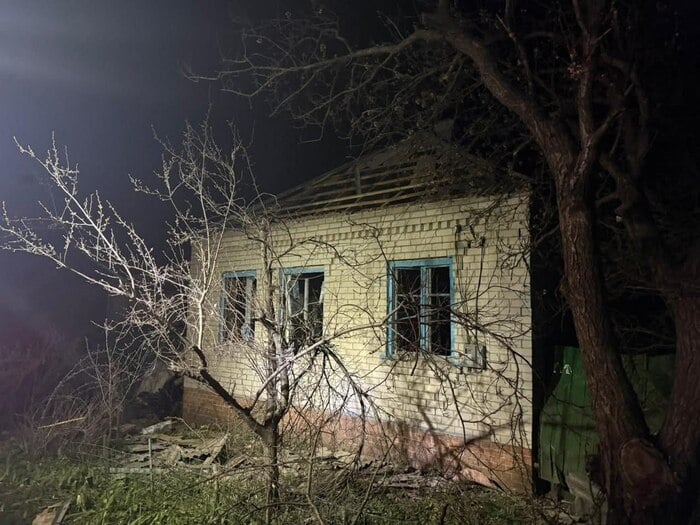 Наслідки російської нічної атаки по Слов’янську, фото: Слов’янська МВА