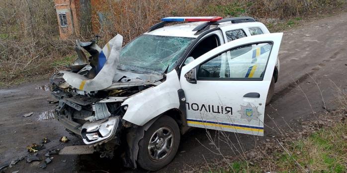 Наслідки удару російського дрона на Сумщині, фото: Нацполіція