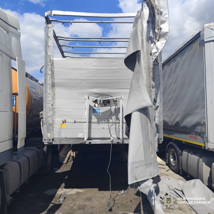  Наслідки удару БпЛА на Харківщині, фото: поліція Харківщини