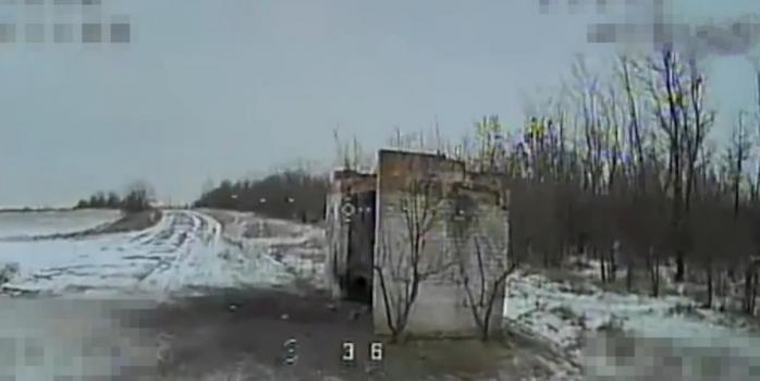 Уничтожение российских захватчиков, скриншот видео