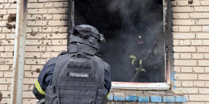 Последствия российской атаки в Краматорске, фото: ГСЧС