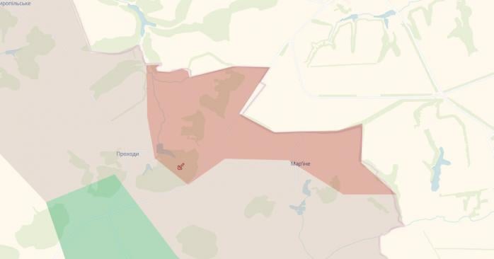 Армія РФ просунулися поблизу трьох сіл на Сумщині. Карта: DeepState