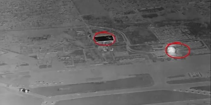 Знищення російських безпілотників, скріншот відео