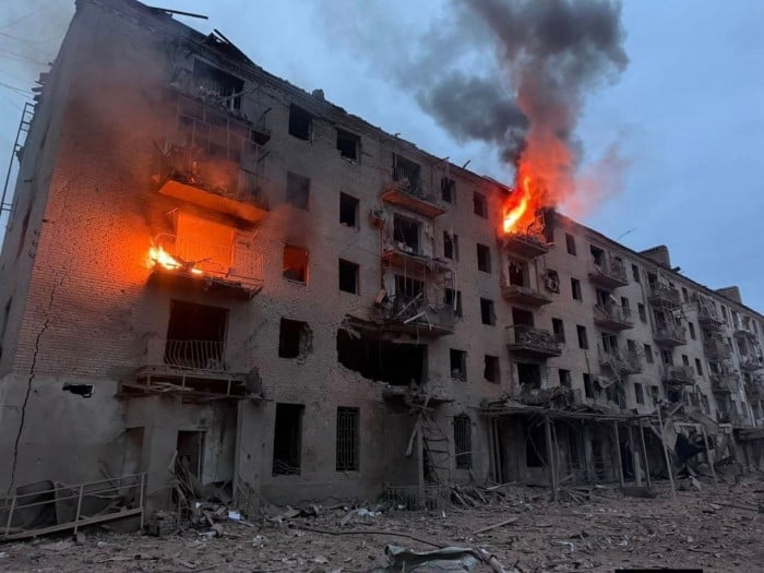 Наслідки російського авіаудару по Слов’янську, фото: Слов’янська МВА