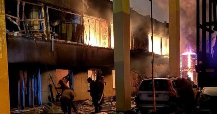 Российская армия ночью атаковали украинские порты. Фото: 