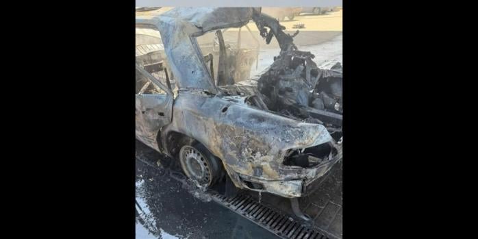 Последствия российского удара по АЗС в Сумской области, фото: ГСЧС