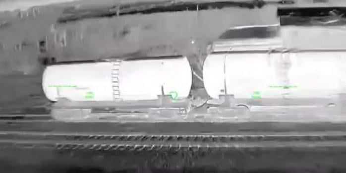 Знищення ворожого ешелону, скріншот відео