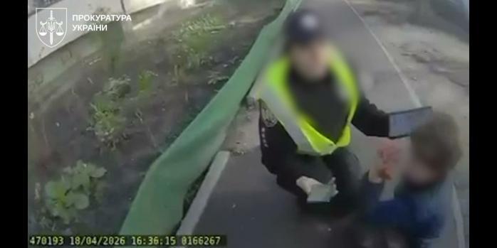 Під час теракту у Києві 18 квітня, скріншот відео