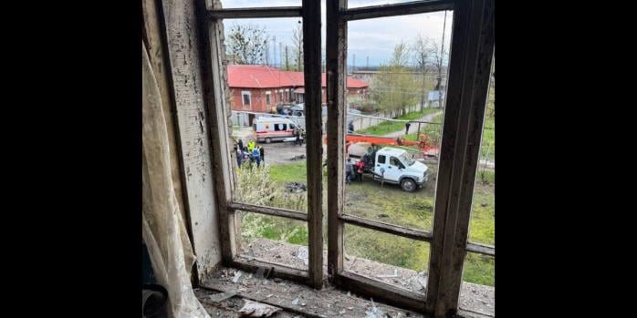 Рашисти 20 квітня атакували Харків безпілотниками, фото: Нацполіція