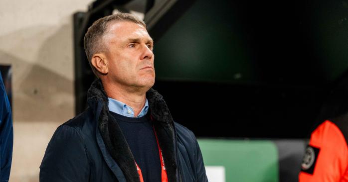 УАФ оголосила про завершення співпраці з головним тренером національної команди Сергієм Ребровим. Фото: 