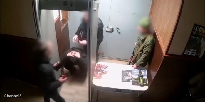 Во время инцидента в Харьковской области, скриншот видео