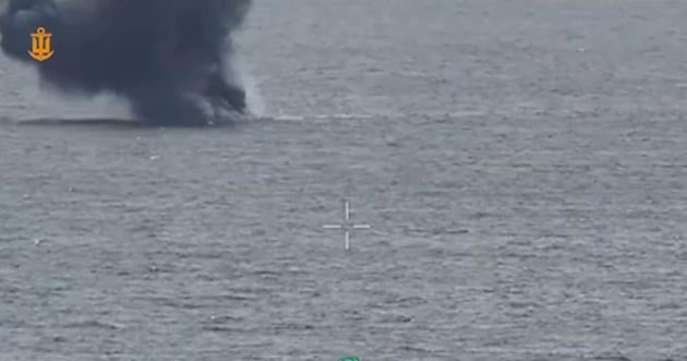 ВМС Украины уничтожили российский морской дрон возле одного из портов Одессы. Фото: 
