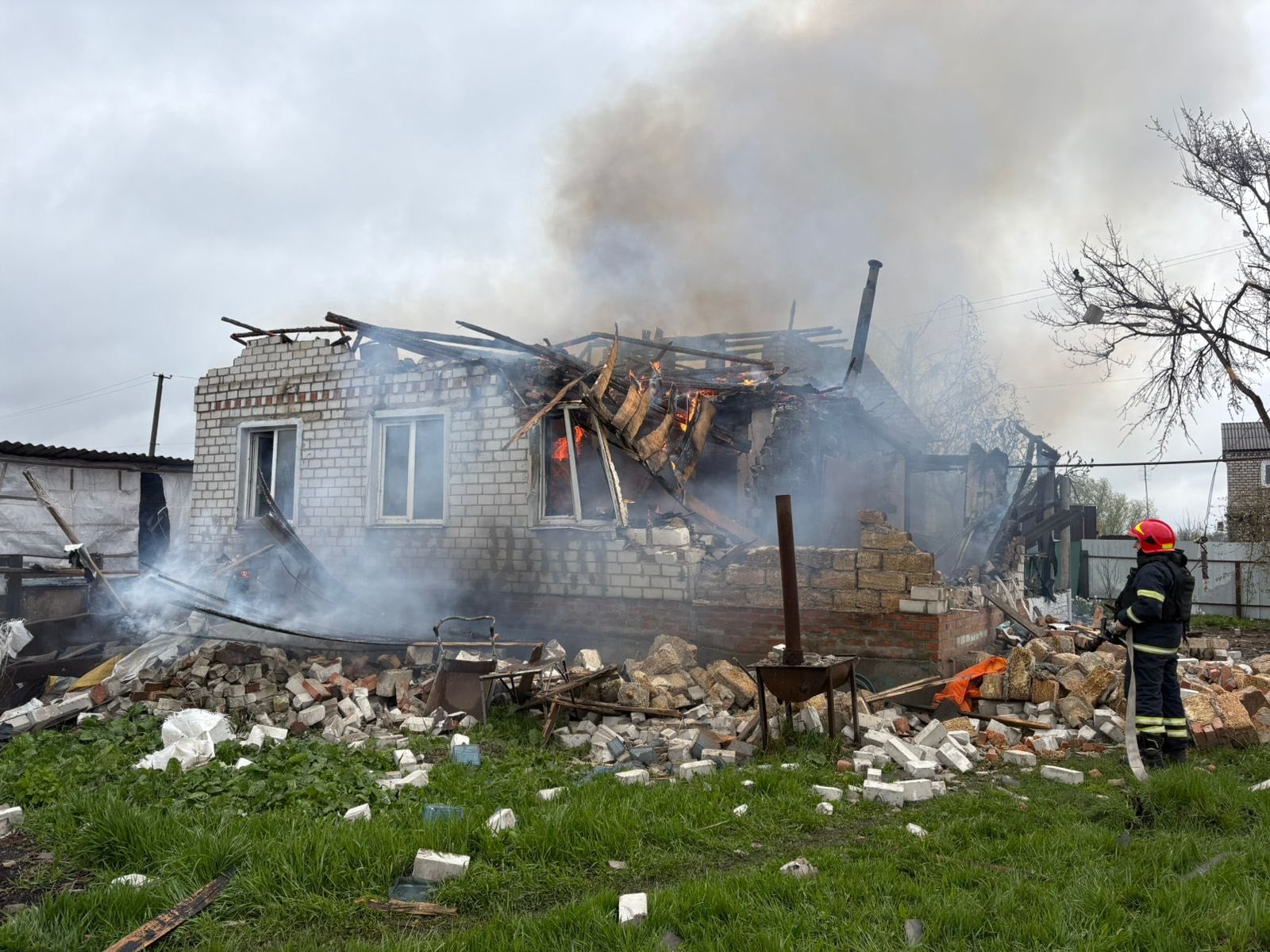 Руйнування у Балаклії. Фото: Степан Масельський у Facebook