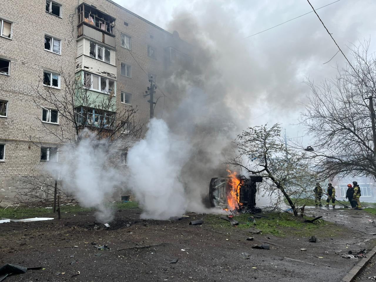 Руйнування у Балаклії. Фото: Степан Масельський у Facebook