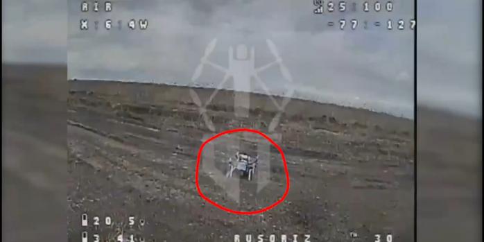 Знищення російської військової техніки, скріншот відео