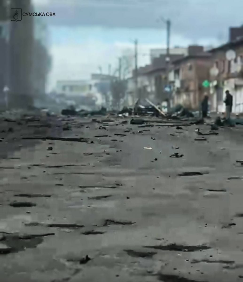 Наслідки бомбардування. Фото: ОВА