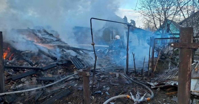 Російські дрони атакували Конотоп на Сумщині. Фото: ДСНС