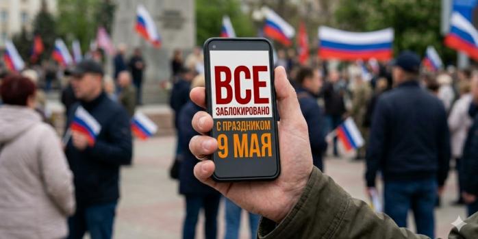 У Москві на час параду 9 травня посилять обмеження зв&rsquo;язку, зображення: Google Gemini