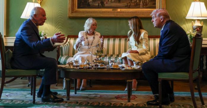 Чарльз III подколол Дональда Трампа во время торжественного ужина в Белом доме. Фото: 