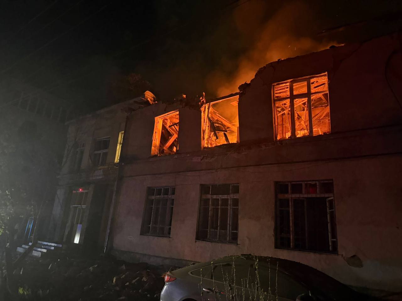 Російські війська атакували Одесу ударними БпЛА. Фото: МВА