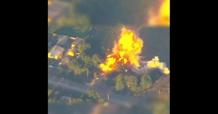 Знищення російських загарбників, скріншот відео